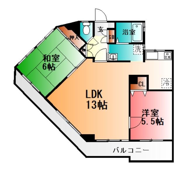 ベルトピア松戸第6間取り